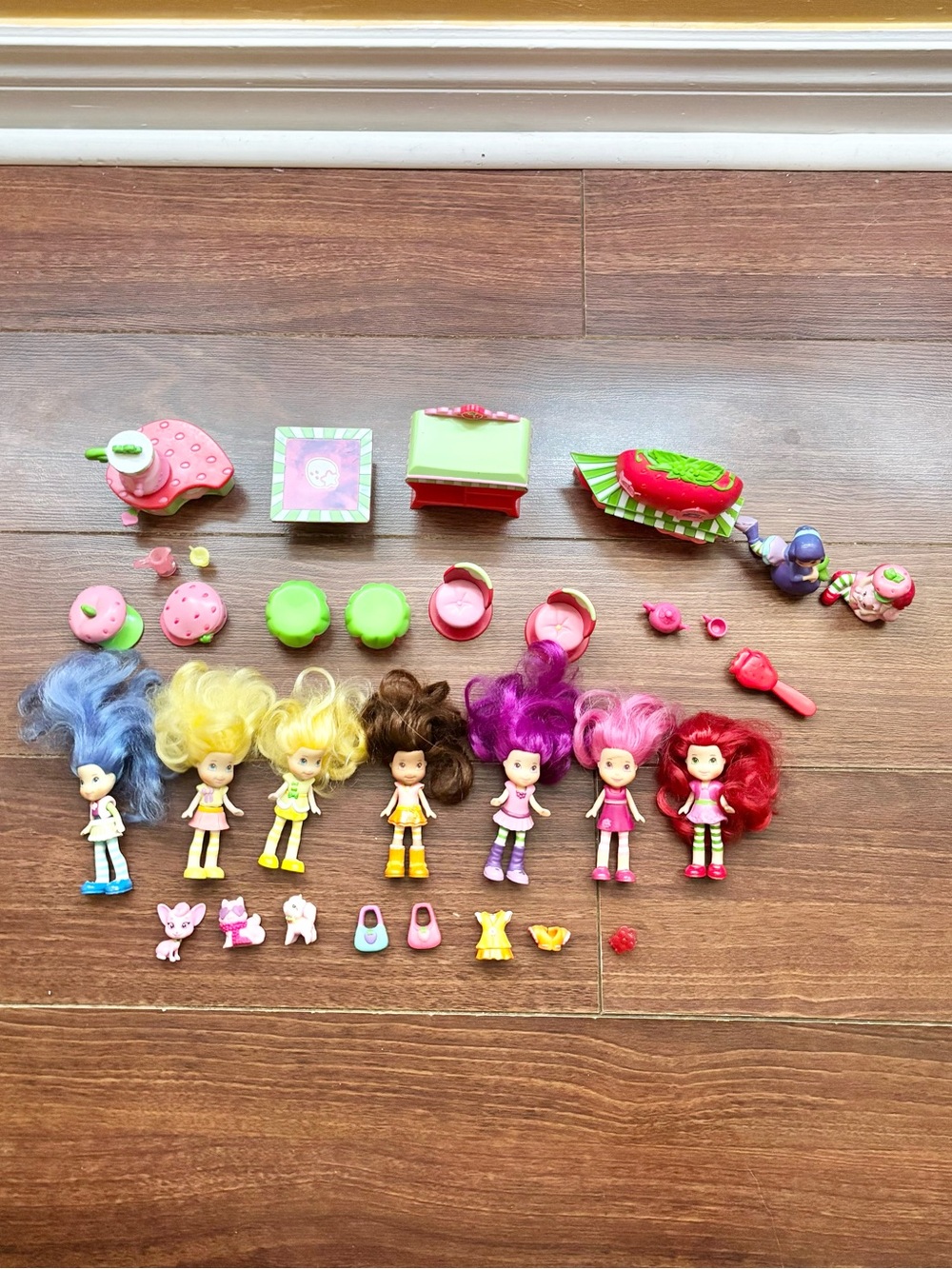 Strawberry Shortcake Mini Doll Lot